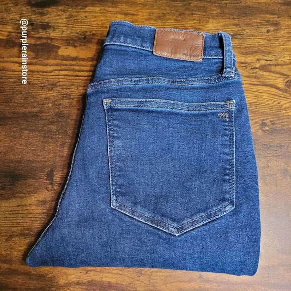 Madewell Jeans 27 Skinny 9" Mid Rise Woodland Wash MA938 Tummy Control Stretch - Picture 3 of 13